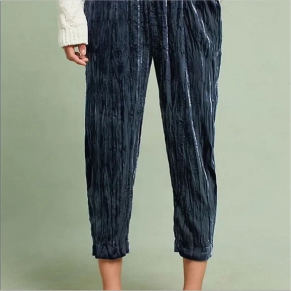 NWT Anthropologie velvet pull on pants size XS - Picture 3 of 3